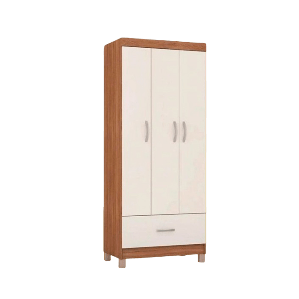 ROPERO RECIFE 3P AMENDOA OFF WHITE COBRASA 41100 S/ ESPEJO