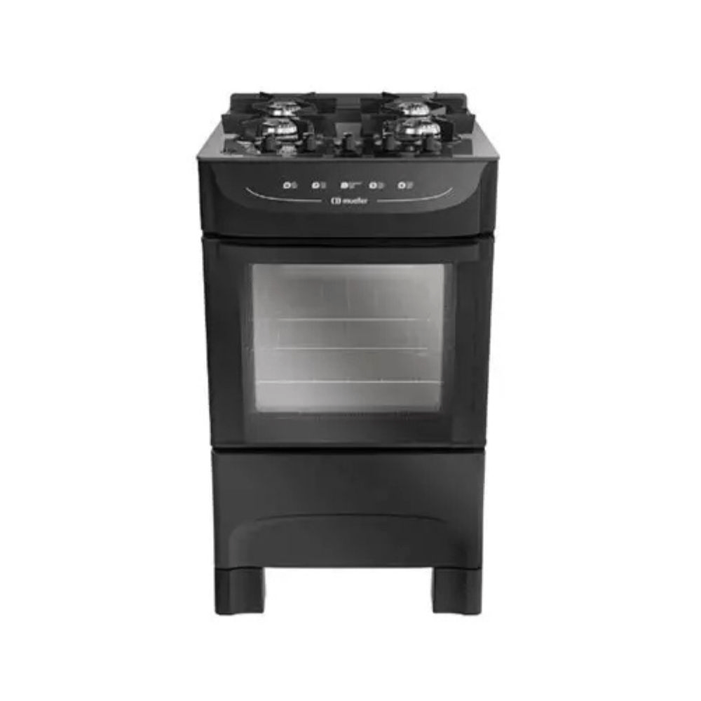 COCINA MUELLER 4 HORNALLAS MFV4BB FRATELLO VETRO NEGRO MFV4BB FRATELLO VETRO NEGRO 2360