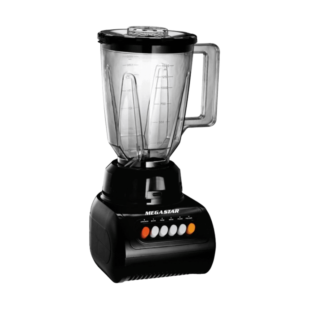 LICUADORA MEGASTAR 1.5LTS KC1828N 220V NEGRO 23706