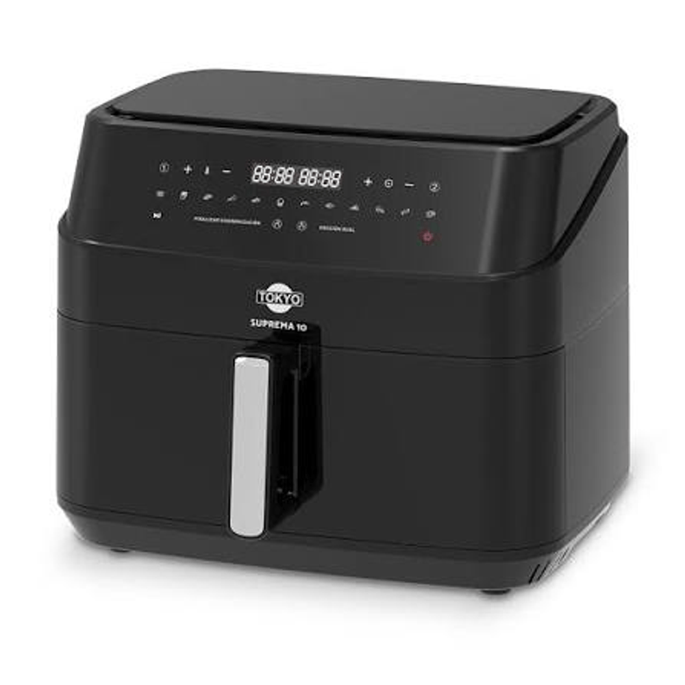 AIR FRYER TOKYO SUPREMA 10L DOBLE CANASTA C/ DIVISOR EXTRAIBLE T2962
