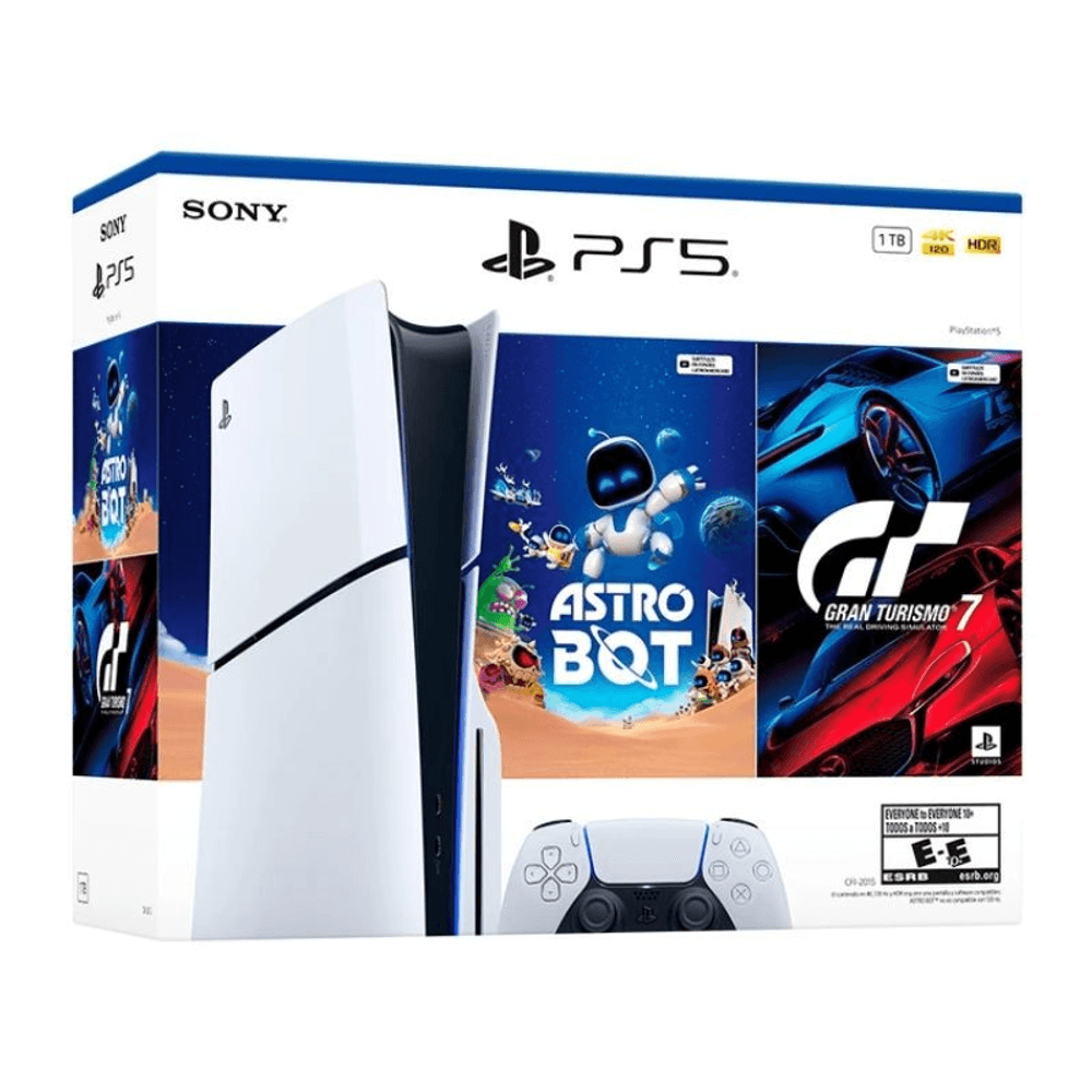 PLAY STATION 5 HW 2015 GT7+ASTRO STANDARD LAT 1TB CON LECTOR