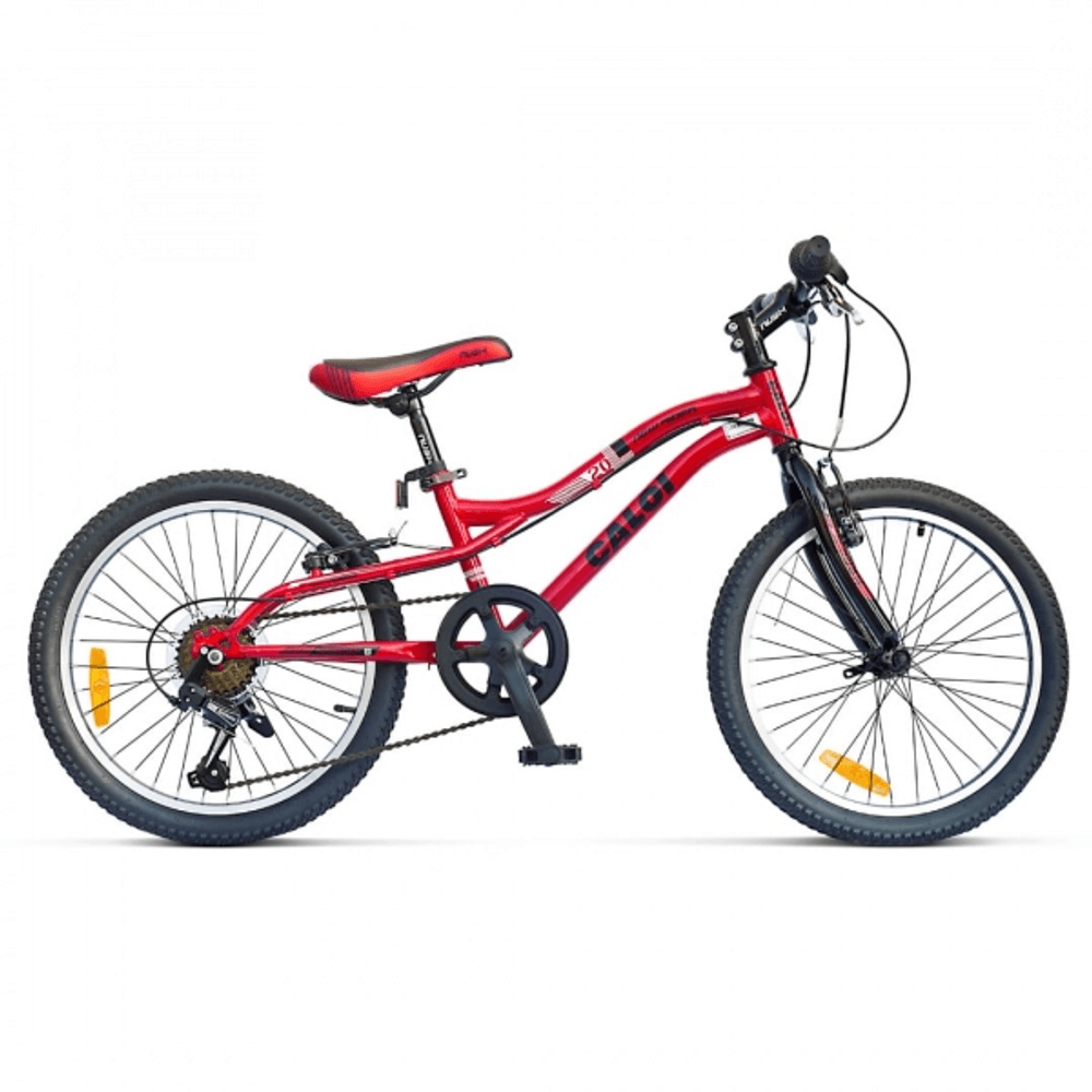 BICICLETA CALOI ARO 20" NEW RIDER 6VEL ROJO 42957