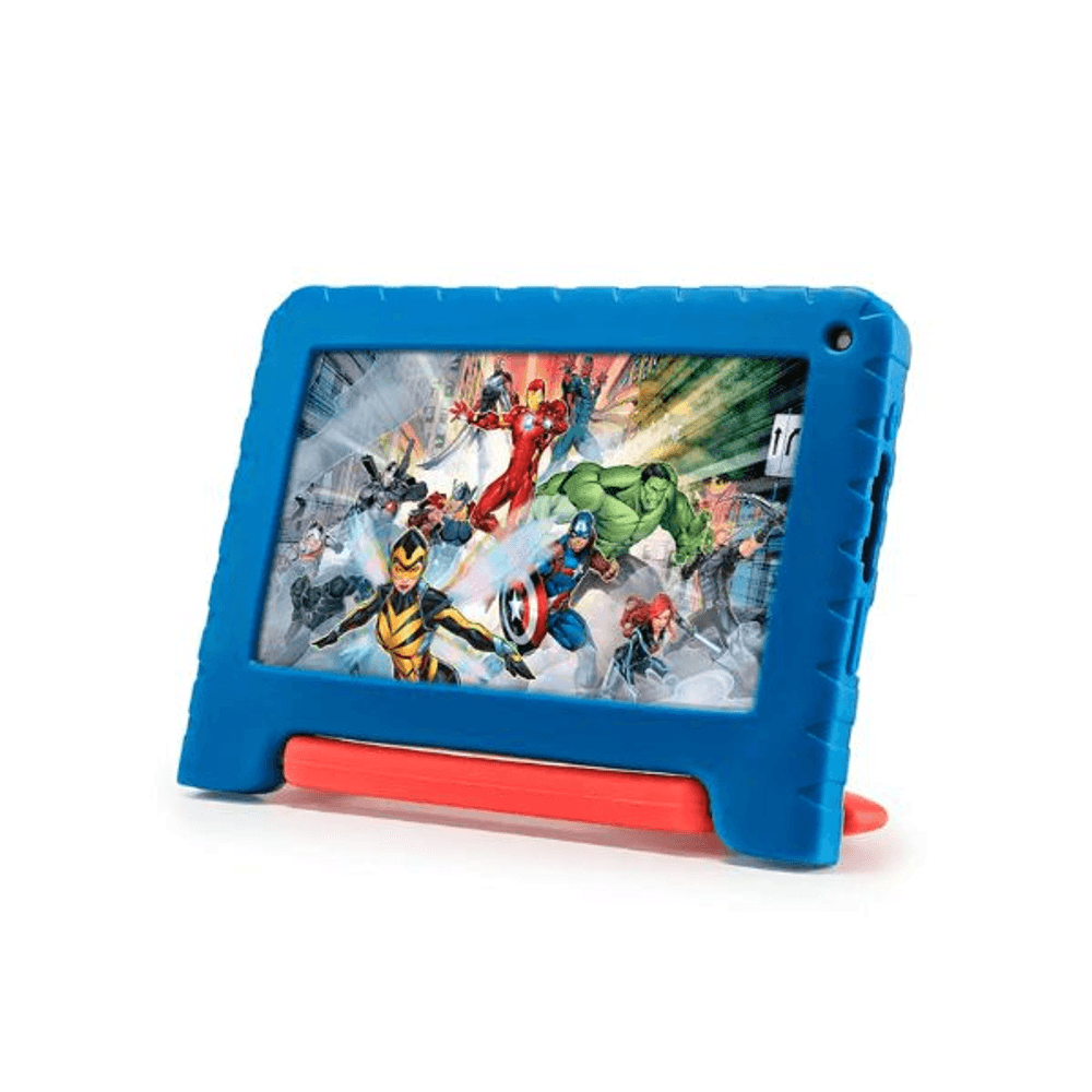 TABLET KID MULTILASER QC/64GB/4G/7" IPS/AZUL AVENGERS NB417 DISNEY 11682