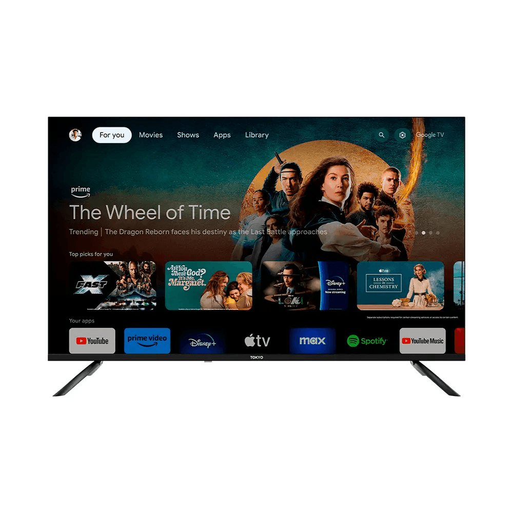 TV SMART 43 TOKYO T3564 GOOGLE 5.0 FRAMELESS C/ CHROMECAST