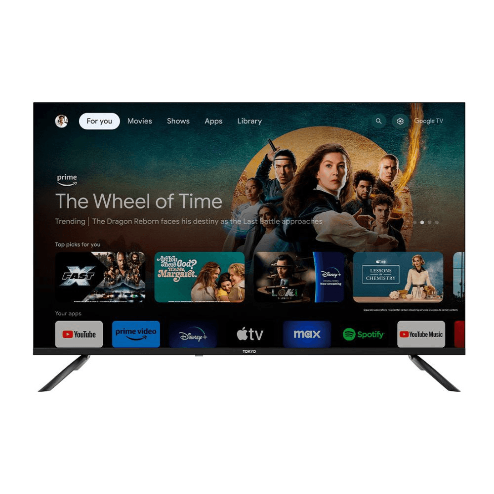 TELEVISOR SMART 50 TOKYO GOOGLE TV 5.0 4K FRAMELESS C/ CHROMECAST INCLUIDO - T3567 45468