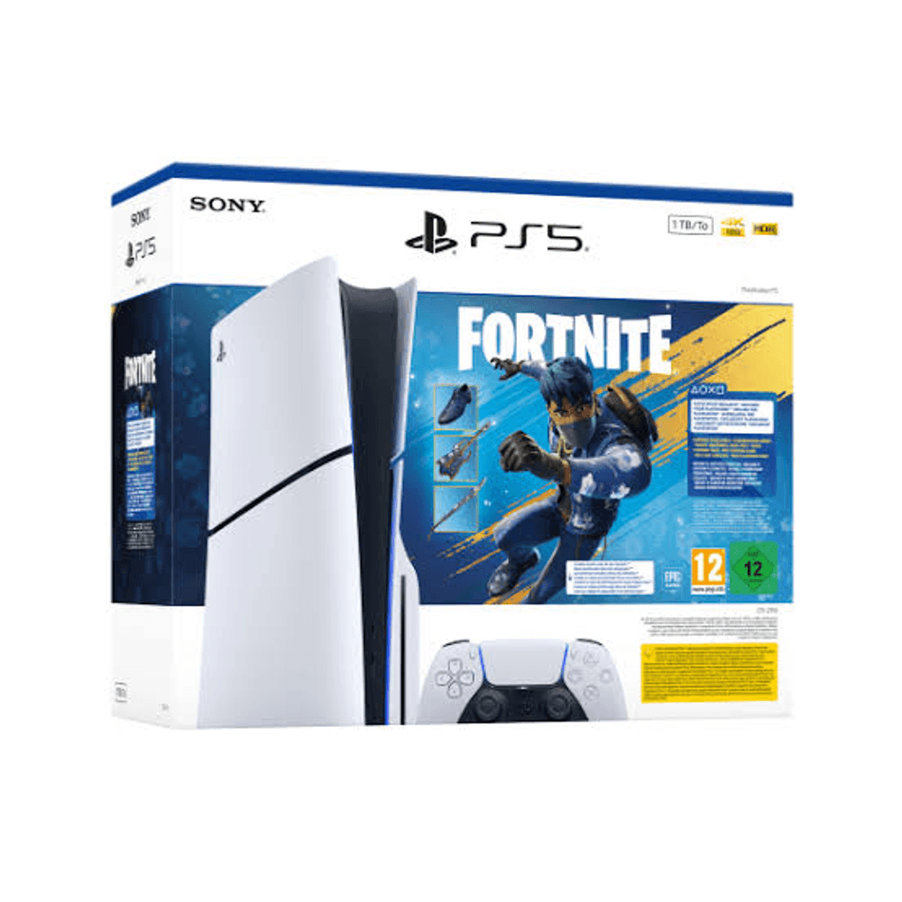 PLAYSTATION 5 DISCO SLIM 1TB CFI-2115A FORTNITE FLOWERING CHAOS BUNDLE WHITE