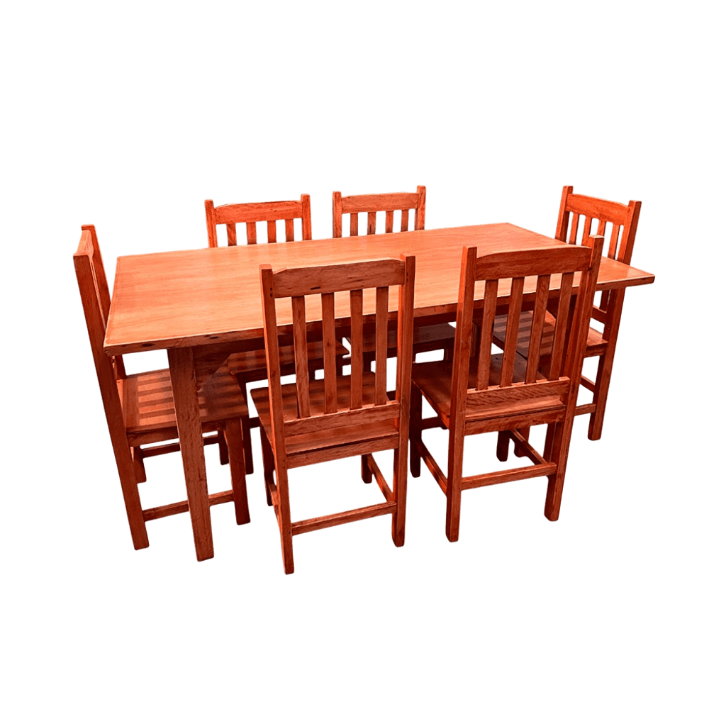 JUEGO DE COMEDOR 6 SILLAS MB GUATAMBU + REGALO 81745