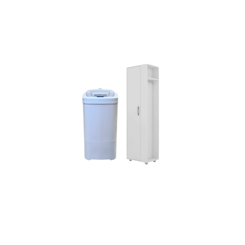 COMBO ARMARIO MULTIUSO ROMA BLANCO COBRASA + LAVARROPAS JOTA 12KG SEMI AUTO C/S + REGALO 81760