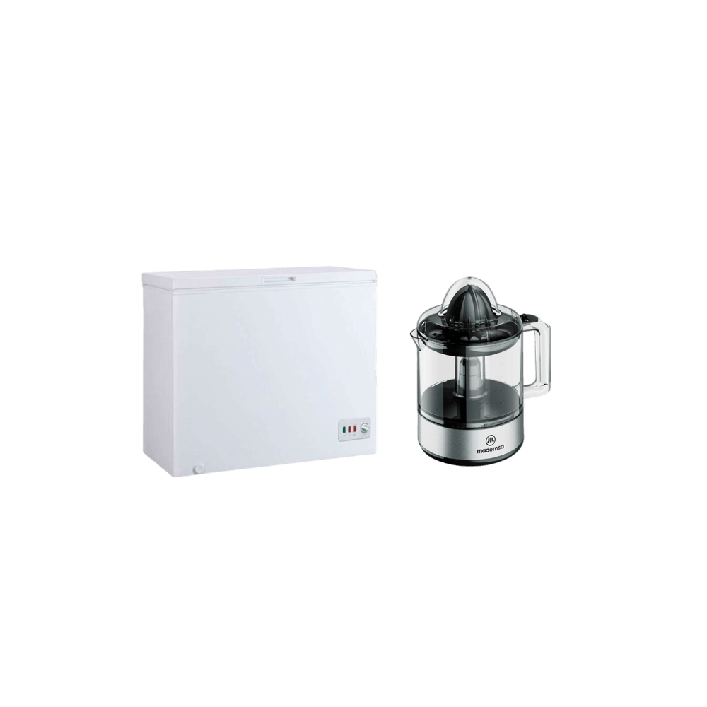 CONGELADOR WHITE WESTINGHOUSE 200LTS WW-HS-252C + 1 EXPRIMIDORA MADEMSA 800ML DE REGALO 81828