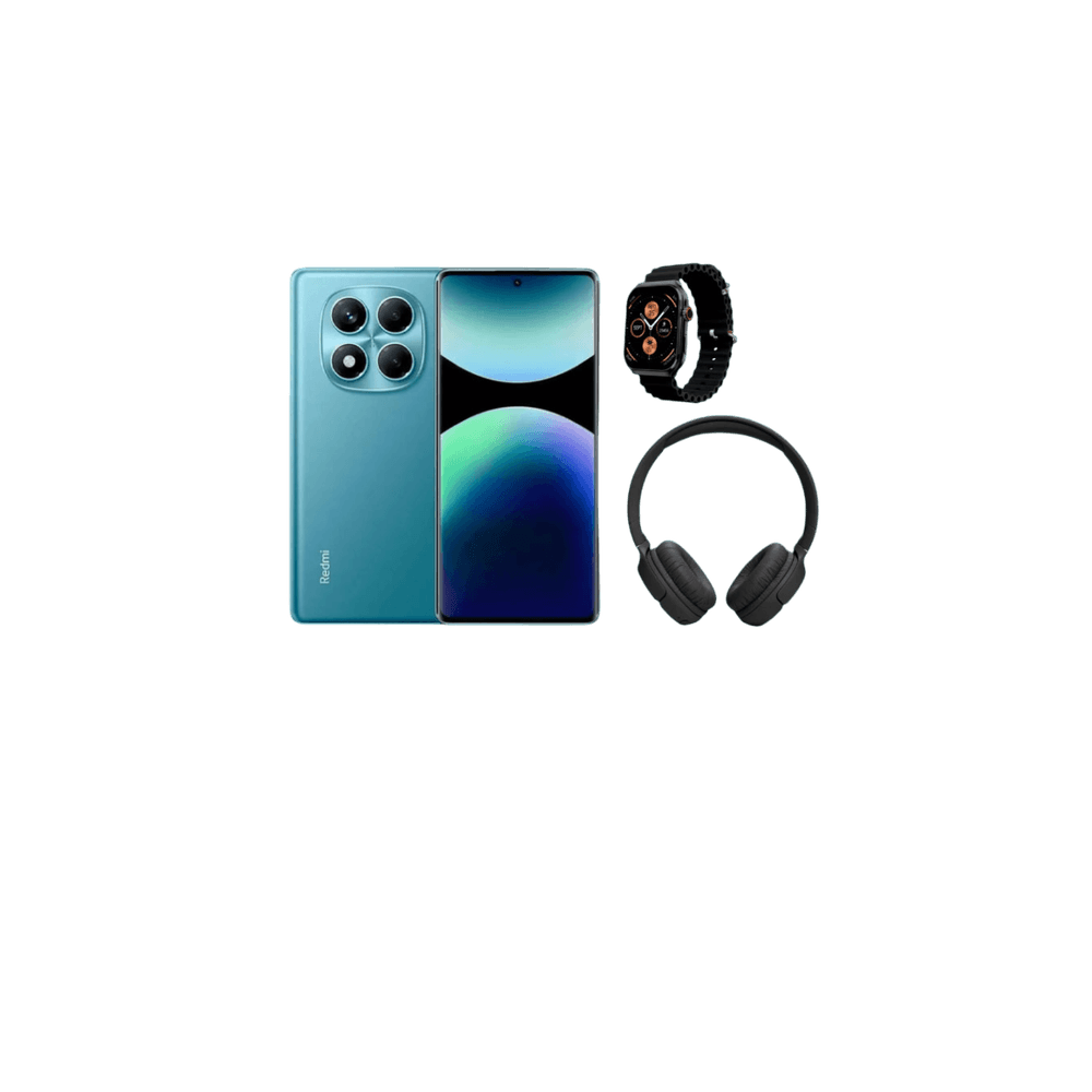 COMBO CELULAR XIAOMI NOTE 14 PRO DS R 8/256GB AZUL + SMARTWATCH FTXF25-BB 50MM NEGRO ANDROID/IOS/BT/FREC. CARD 111935 / 7730737111917 + AURICULAR JBL TUNE T520BT BLACK 81844