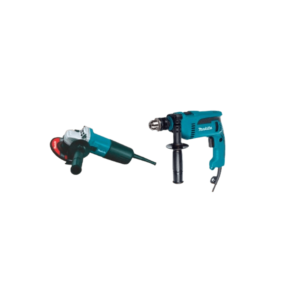 COMBO AMOLADORA MAKITA ESMERIL 840WT 9557HN 115B REF971002 + TALADRO IMPACTO 760W MAKITA HP1640 13MM REF 970118 81870