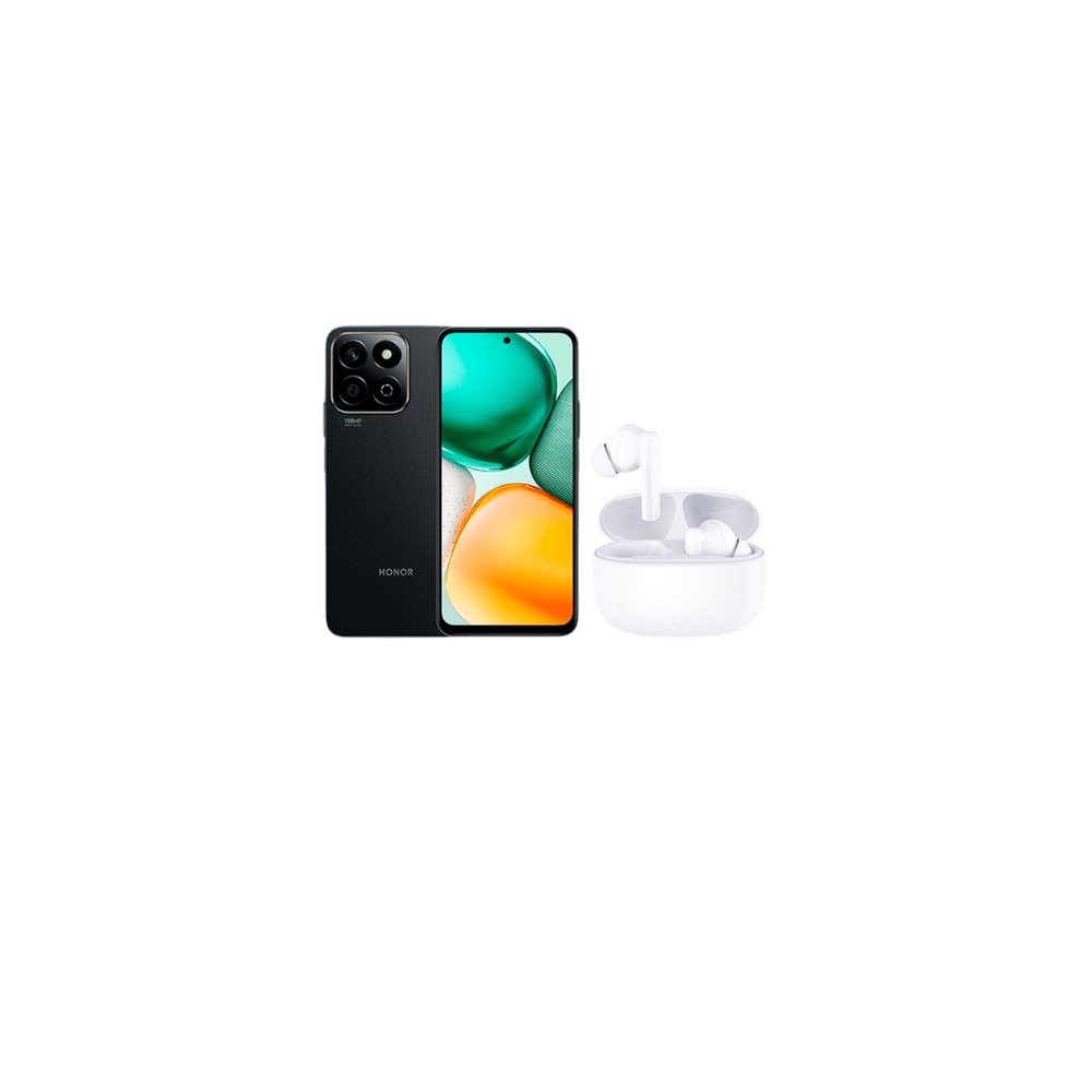 COMBO CELULAR HONOR X7C 8GB/256GB BLACK - 5109BNCQRT + AURICULAR HONOR EARBUDS X7 LITE MZT-ME00 81882