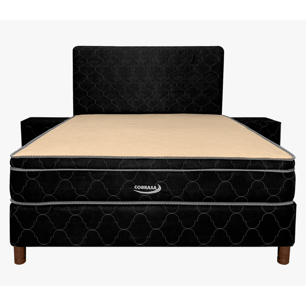 SOMMIER COBRASA 140X190 NEGRO 82237