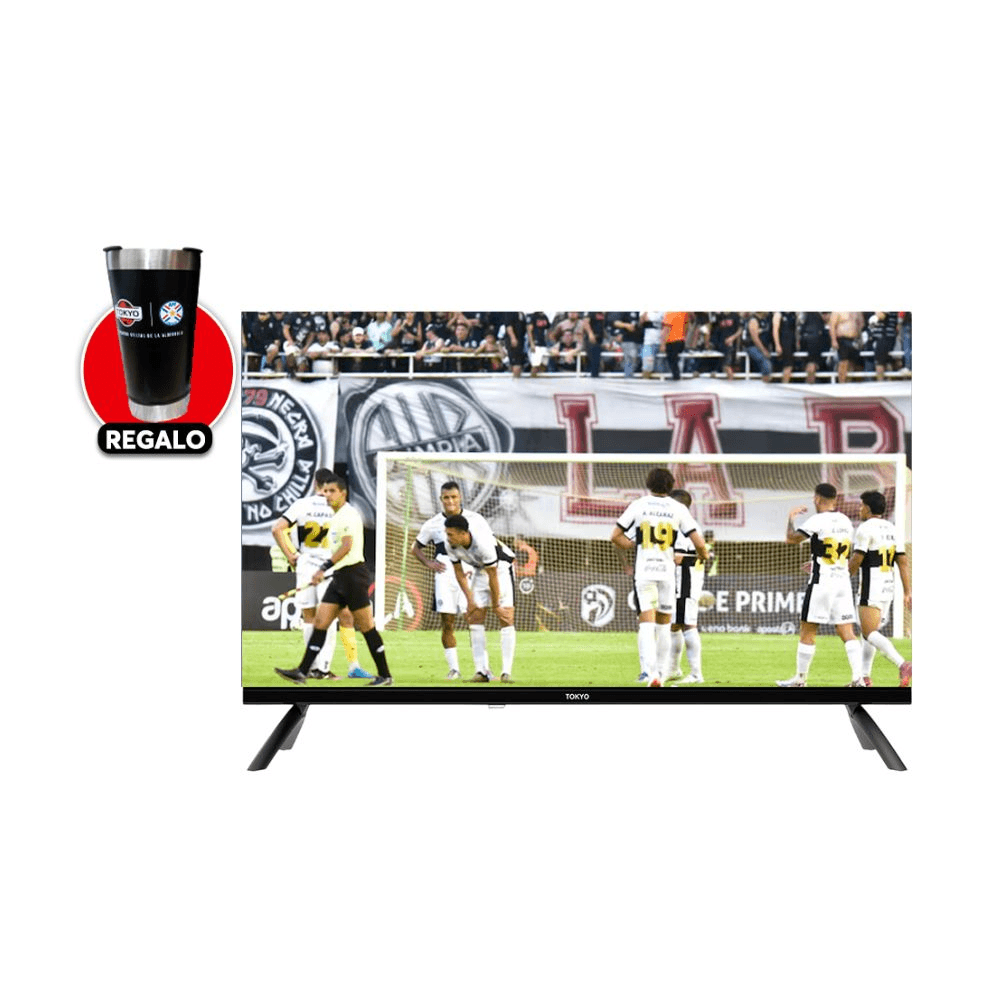 TV SMART 43 TOKYO T3564 GOOGLE 5.0 FRAMELESS C/ CHROMECAST + VASO TOKYO PROMO ALBIRROJA 2026 82363