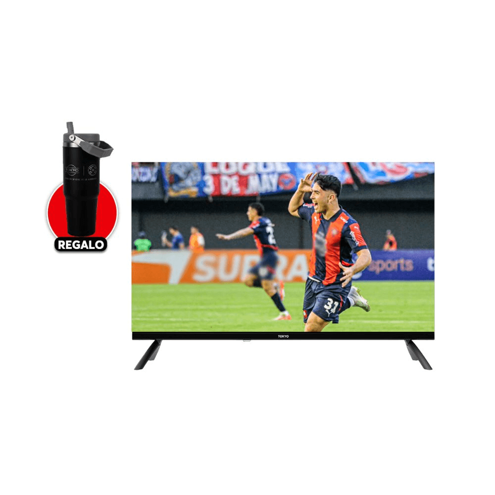 SMART 50 TOKYO GOOGLE TV 5.0 4K FRAMELESS C/ CHROMECAST INCLUIDO + HOPPIE TERMICO TOKYO ALBIRROJA 2026 82364