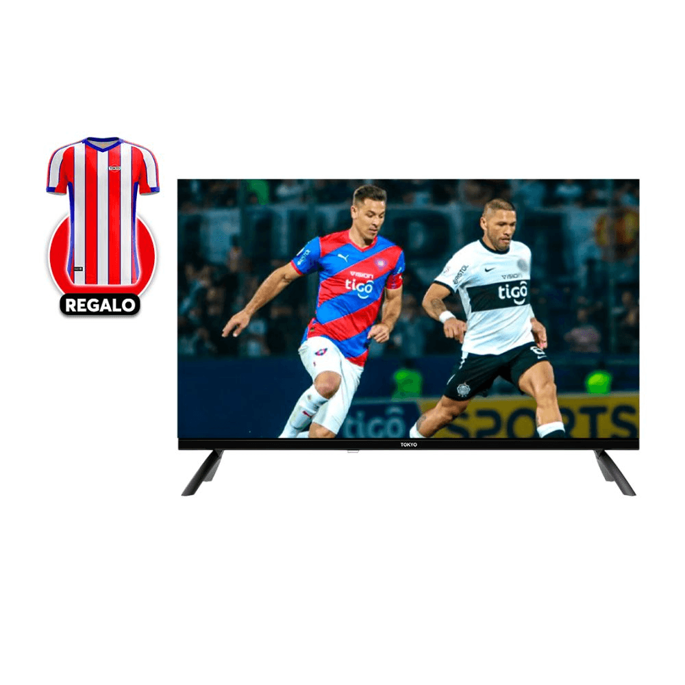 SMART 65 TOKYO GOOGLE TV 5.0 4K FRAMELESS C/ CHROMECAST INCLUIDO + REMERA TOKYO ALBIRROJA 2026 82371