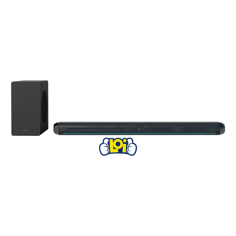 BARRA DE SONIDO KOLKE 2.1 CON SUBWOOFER INALAMBRICO 5.25” KPE-809 + REGALO