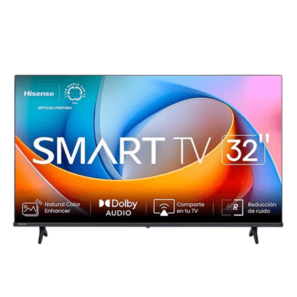 TV SMART HD HISENSE 32" SO VIDAA 32A4NV + REGALO MUNDIAL