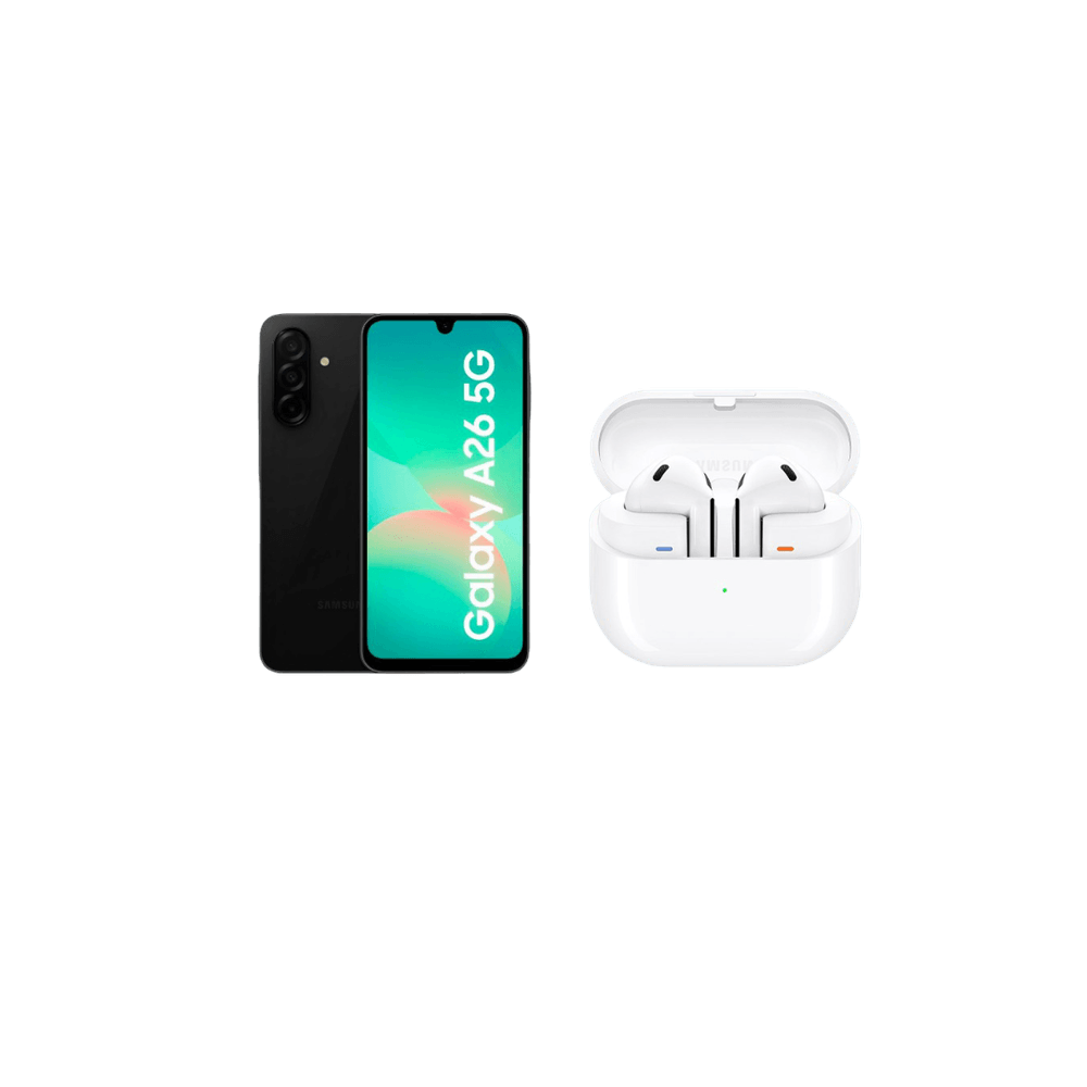 COMBO CELULAR SAMSUNG A26 8GB +256GB BLACK + SAMSUNG BUDS 3