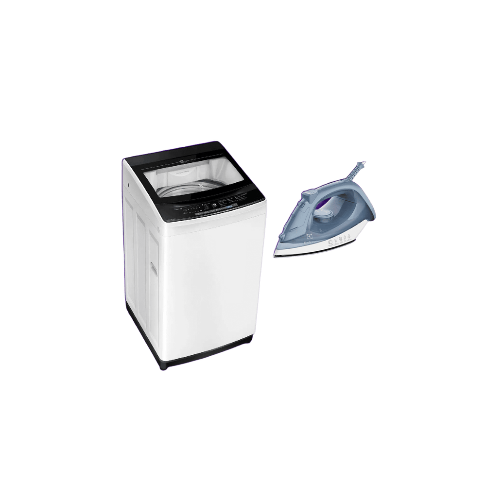 LAVARROPAS ELECTROLUX 9.5KG C/S IMPEL 10 PROG BLANCO EWIW95F5USVW + PLANCHA A VAPOR ELECTROLUX SECO B/ADHERE 200ML 1500W ESI10 DE REGALO