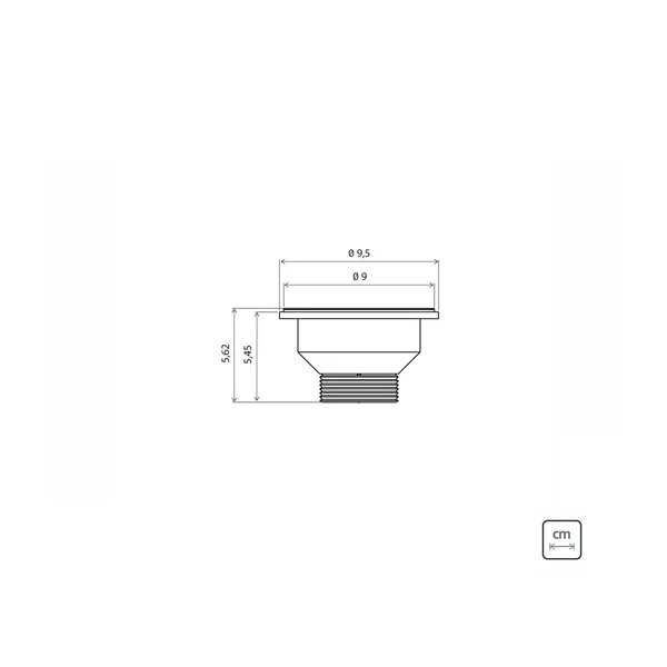 VALVULA EN ACERO / PP 3 1/2 TRAMONTINA T945103 4