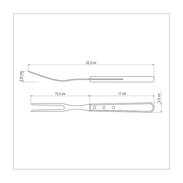 TENEDOR TRINCHANTE POLYOOD TRAMONTINA T211461 5