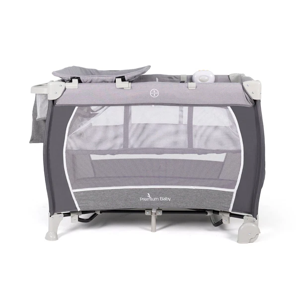 CUNA CORRALITO PREMIUM BABY AUSTIN GRIS CON CAMBIADOR 3