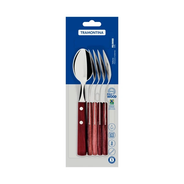 JUEGO   CUCHARAS MESA 6 PZAS POLYOOD TRAMONTINA T211033 5
