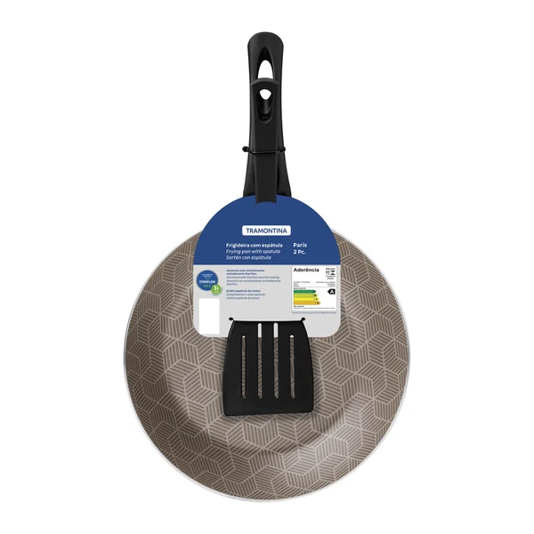 SARTEN 24 CM CON ESPATULA PARIS TRAMONTINA T28500B 4