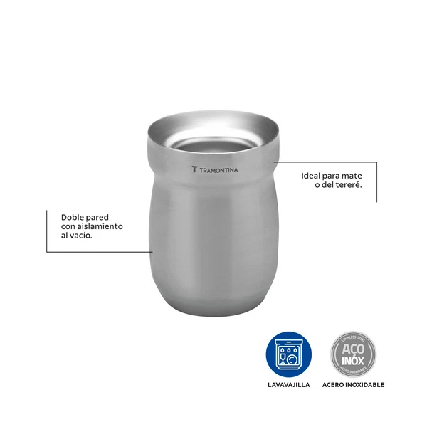 RECIPIENTE PARA MATE ACERO TRAMONTINA T616471 3