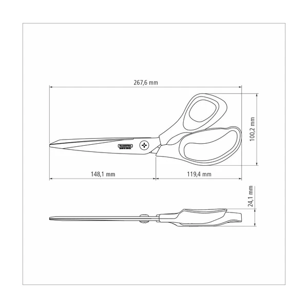 TIJERA PARA COSTURA 10 SUPERCORT TRAMONTINA T259253 5