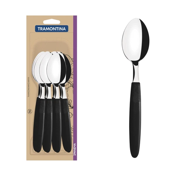 JUEGO  CUCHARAS MESA 12PZAS IPANEMA TRAMONTINA T233631 2