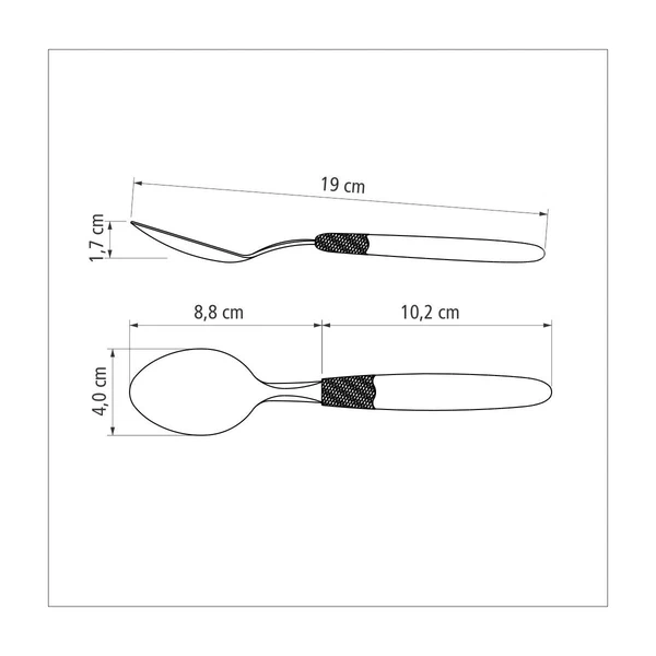 JUEGO  CUCHARAS MESA 12PZAS IPANEMA TRAMONTINA T233631 4