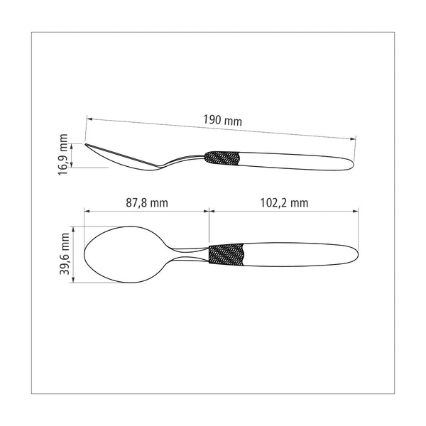 JUEGO  CUCHARAS MESA 12PZAS IPANEMA TRAMONTINA T233631 5