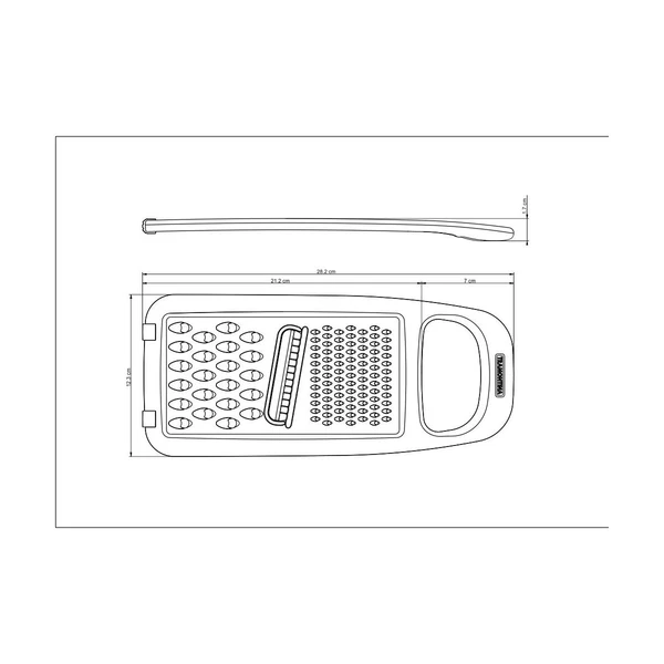 RALLADOR UTILITA TRAMONTINA T256957 4