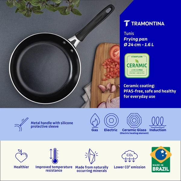 SARTEN 24CM AZULUL TUNIS TRAMONTINA T287202 4