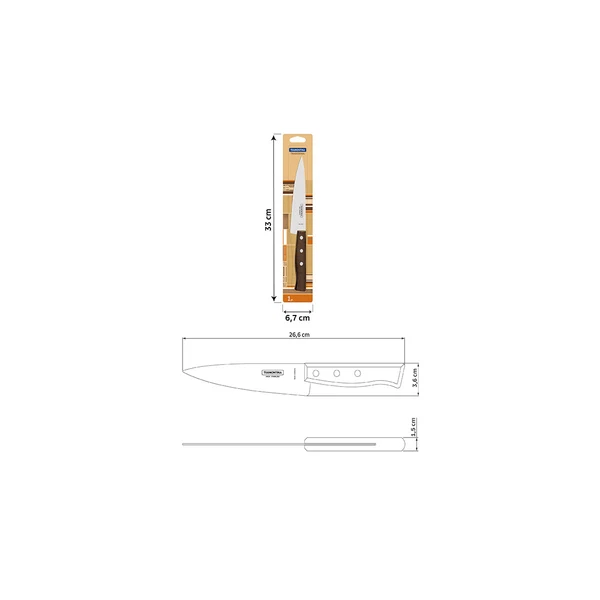CUCHILLO COCINA 6 TRADICIONAL TRAMONTINA T222191 4