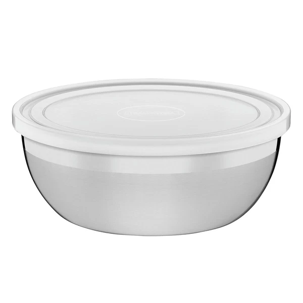 RECIPIENTE 28CM EN ACERO INOXIDABLANCOE CON TAPA TRAMONTINA T612224