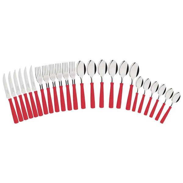 JUEGO  DE CUBIERTOS 24 PZAS NE KOLOR TRAMONTINA T23198X 3