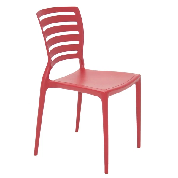 SILLA SOFIA RESPALDO HORIZONTAL ROJA TRAMONTINA T922374 2
