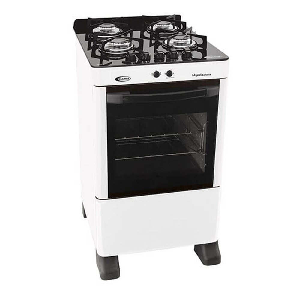 COCINA 4 HORNALLAS MAGESTIC GLASS CLARICE BLANCO