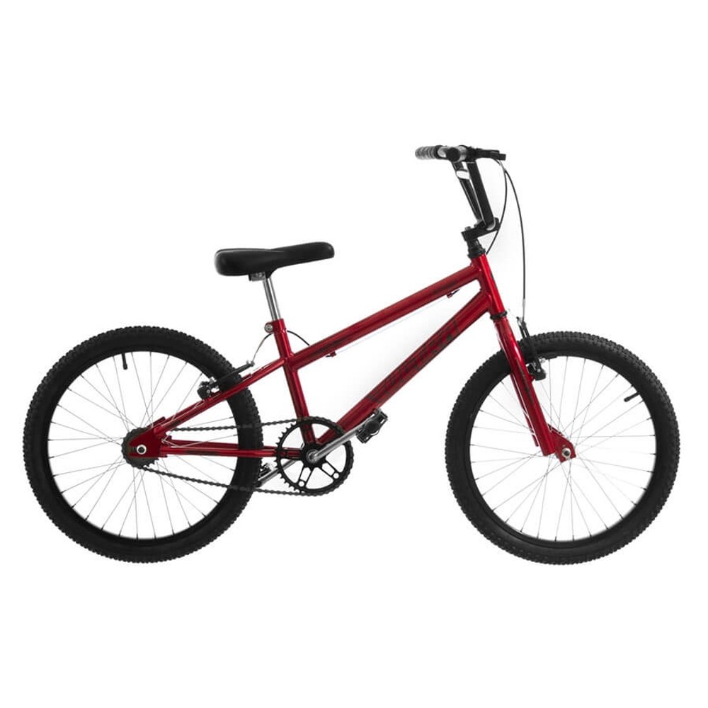 BICICLETA ARO 20 HORQUILLA DEPORTIVA REFORZADA ULTRA BIKES ROJO