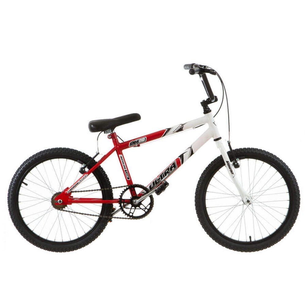 BICICLETA ARO 20 BICOLOR ULTRA BIKES ROJO|BLANCO