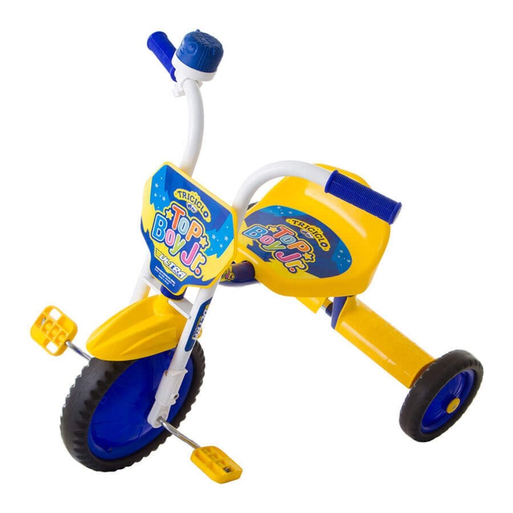 TRICICLO TOP BOY JR. ULTRA BIKES AZUL|AMARILLO