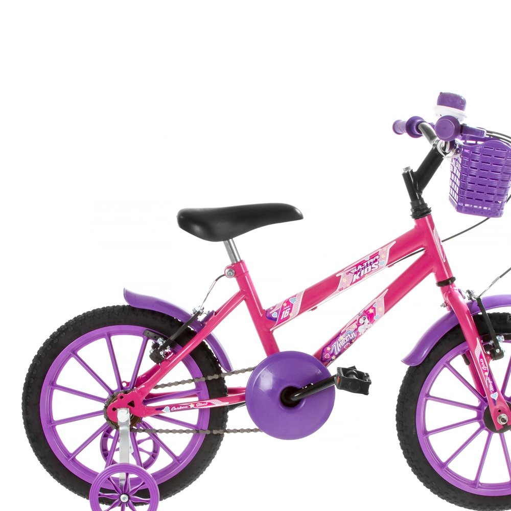 BICICLETA ARO 16 KIDS ULTRA BIKES ROSA|VIOLETA