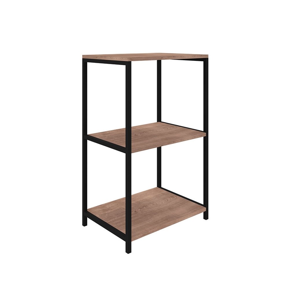 ESTANTE P AURA ABIERTA FABONE NEGRO|MADERADO