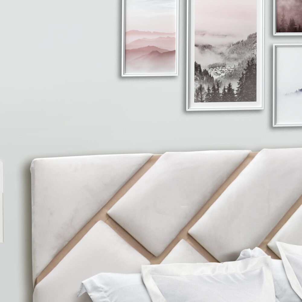 PILLOW TOP 1.60 BORDADO MANTA PROTECTORA ABBA CONFORT LINE PLOMO