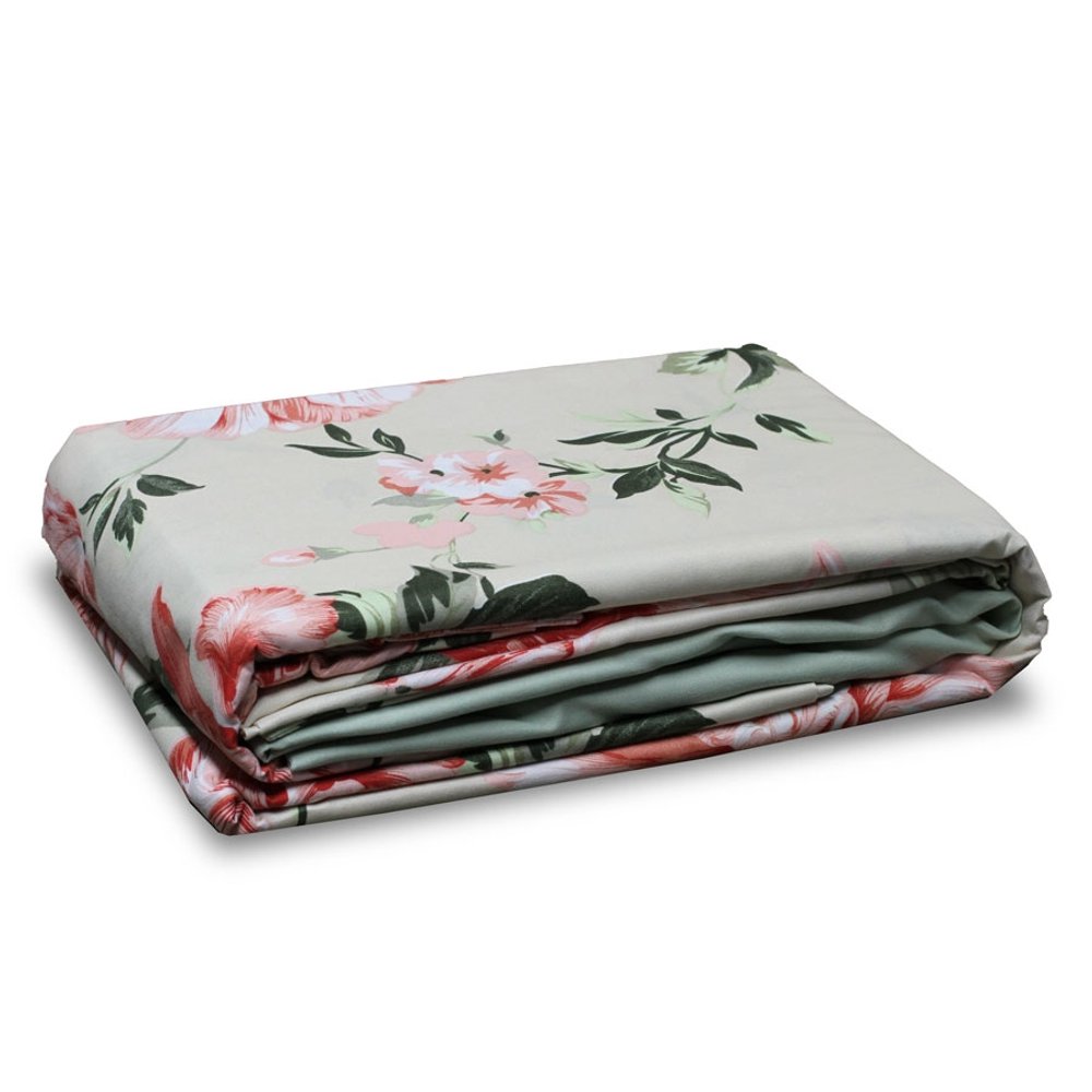 JUEGO DE CAMA SIMPLE MICRO 1.40 ABBA CONFORT LINE ARARI