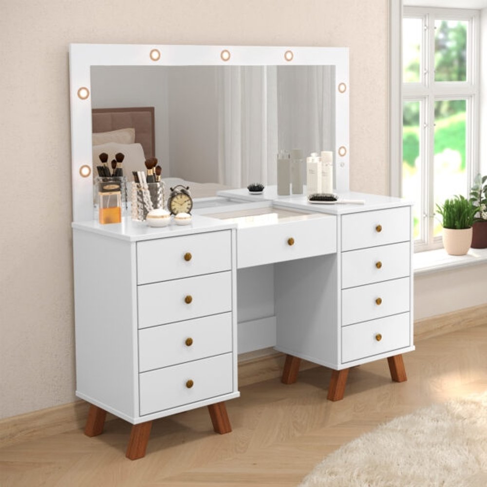 TOHALET CAMARIN 9 CAJONES ELOA PATRIMAR BLANCO