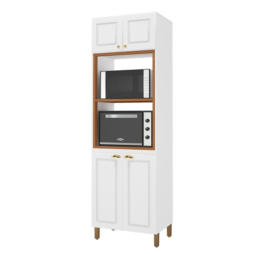 KIT 2 HORNOS FIRENZE CON MOLDURA 6171.6 INDEKES BLANCO